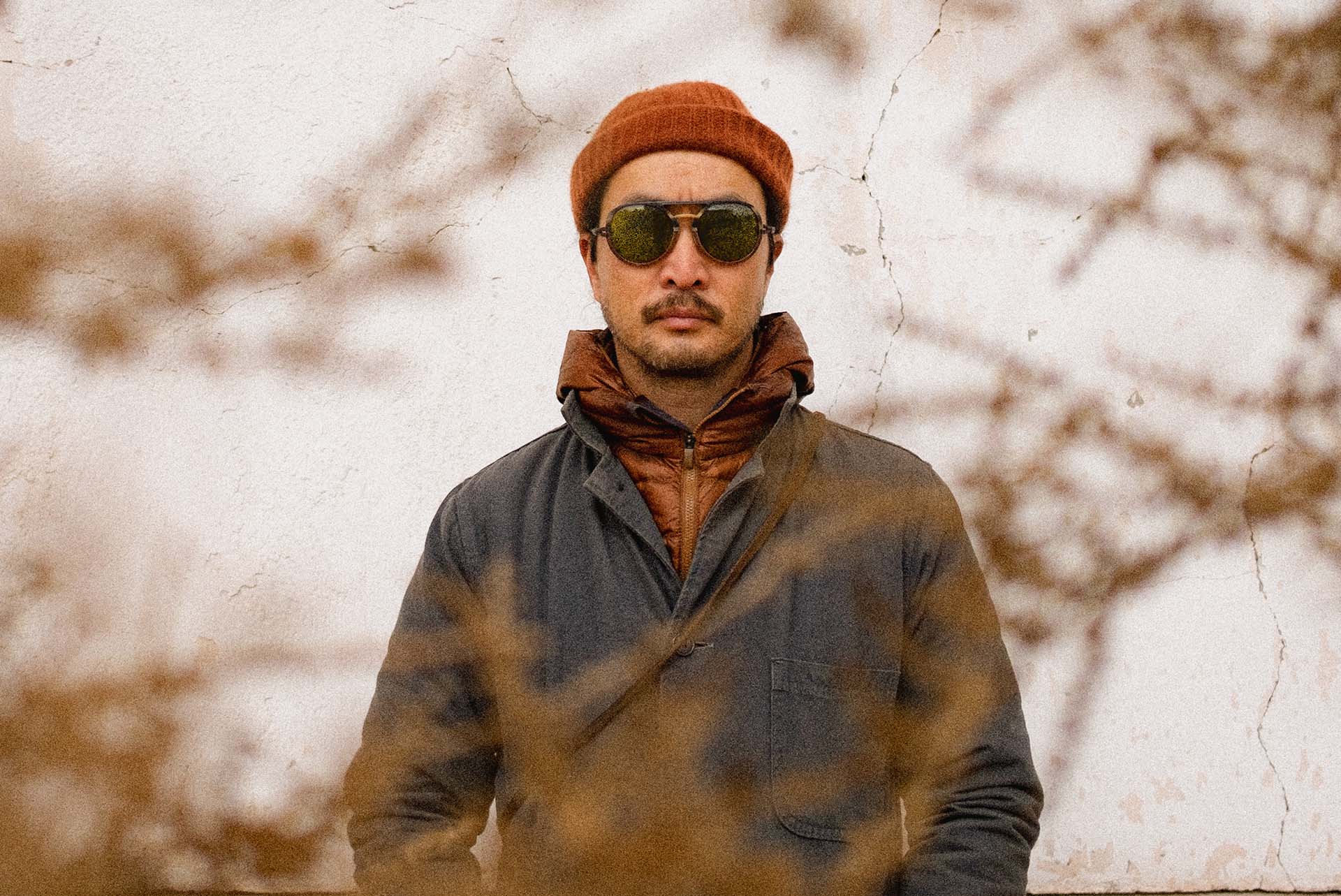 dolomite_slate_brown Ombraz unisex dolomite armless, string sunglasses with cord