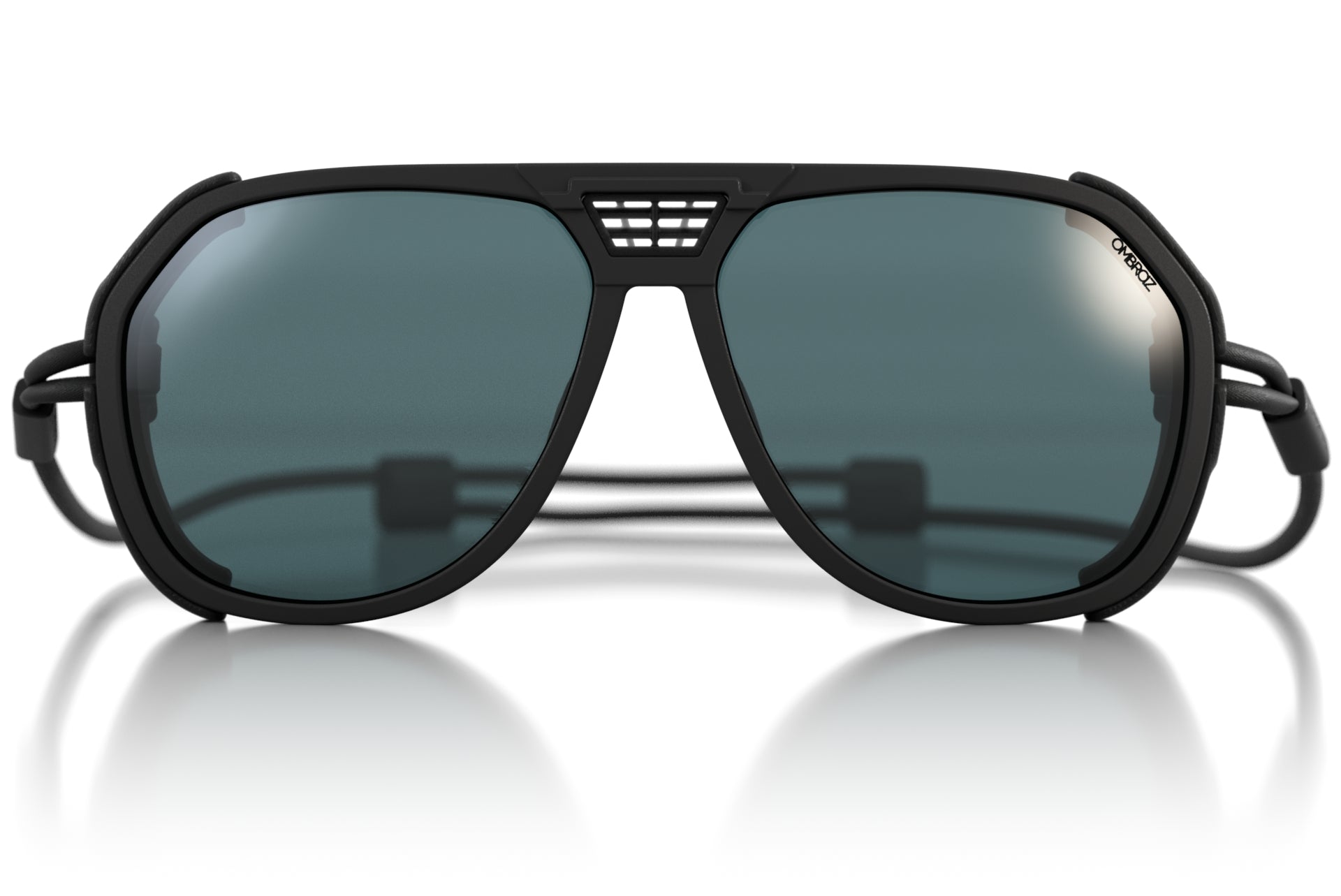 Tortoise_grey Ombraz unisex tortoise grey classic armless sunglasses with strap