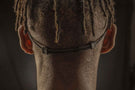 Tortoise_grey Back of Ombraz classic armless string sunglasses tightening adjusters