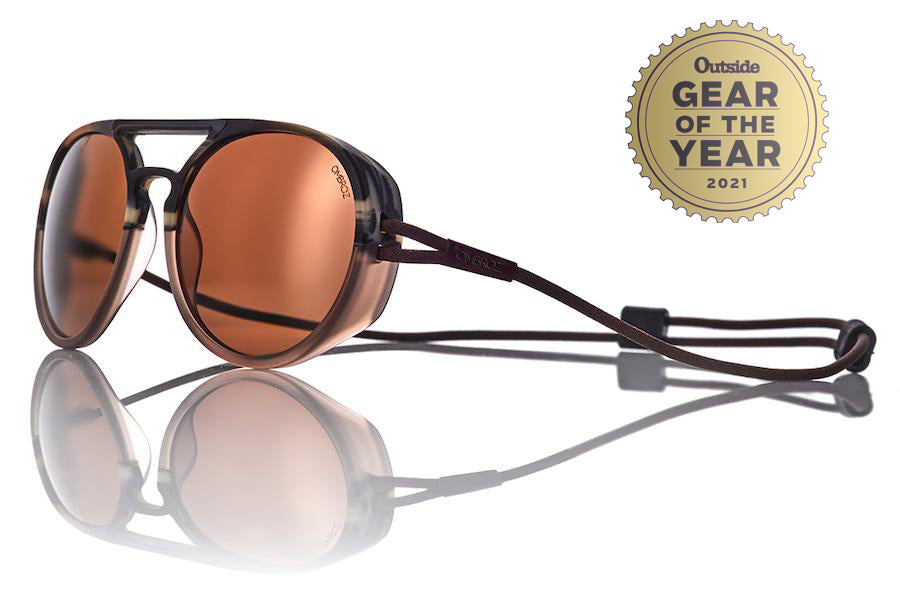 dolomite_slate_brown Ombraz unisex dolomite armless sunglasses with strap, gear of the year award