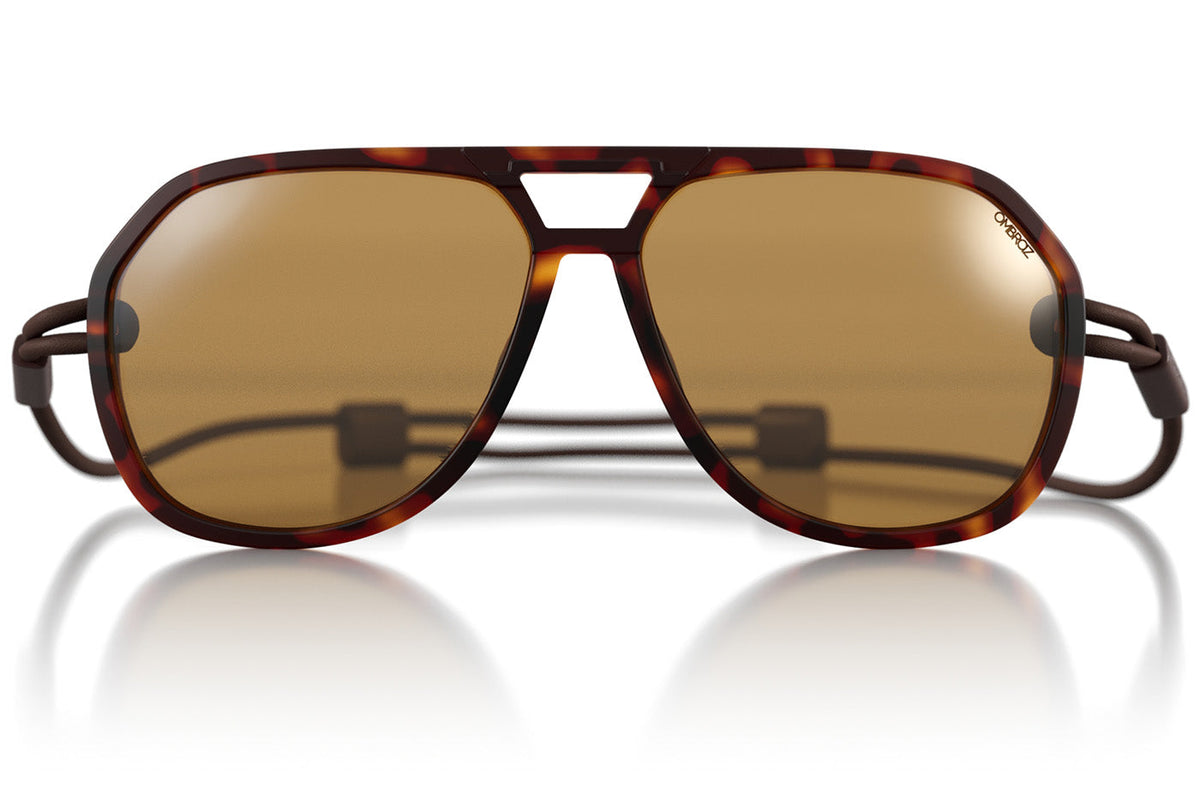 Tortoise_yellow Ombraz unisex tortoise yellow classic armless strap sunglasses