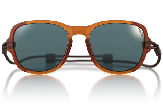TETON_HONEY_GREY Ombraz unisex honey grey Teton armless sunglasses with strap