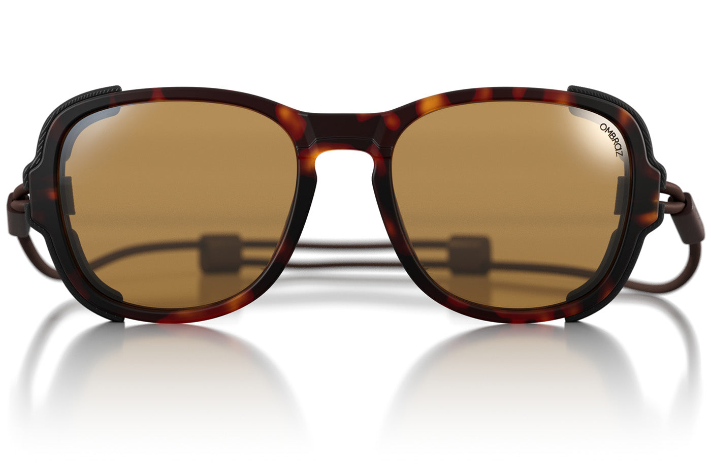 Tortoise_yellow_shields Ombraz unisex tortoise yellow Teton armless strap sunglasses