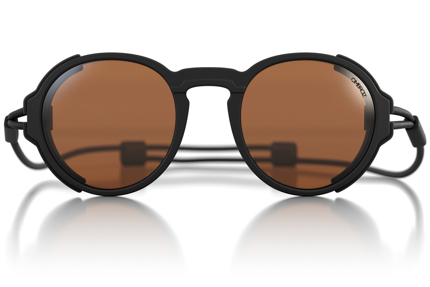 Charcoal_brown_shields Ombraz unisex charcoal brown classic armless rope sunglasses with visorsCharcoal_brown_shields Ombraz unisex charcoal brown viale armless rope sunglasses with visors