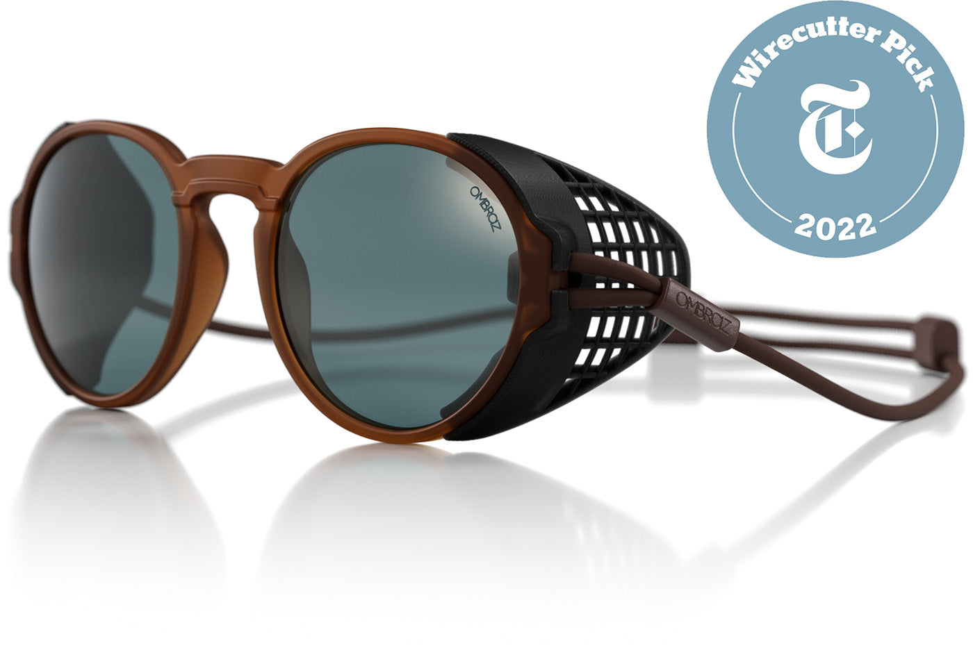 Dusk_grey_shields Ombraz unisex dusk grey Viale armless string sunglasses with visors